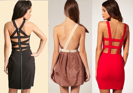 Платье с открытой спиной Одри купить со скидкой в секс шопе  Женское белье, одежда  Платья