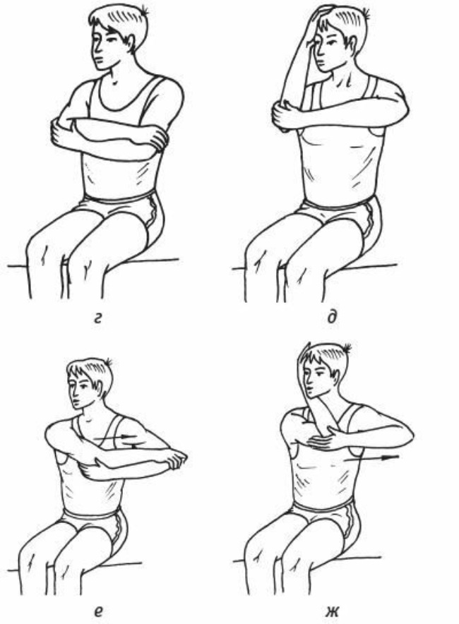 Лфк при переломе плеча комплекс упражнений в картинках