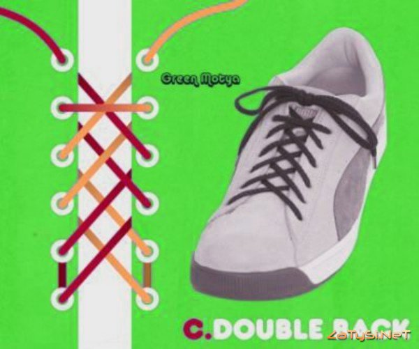 Как красиво завязать шнурки на кроссовках 8 дырок