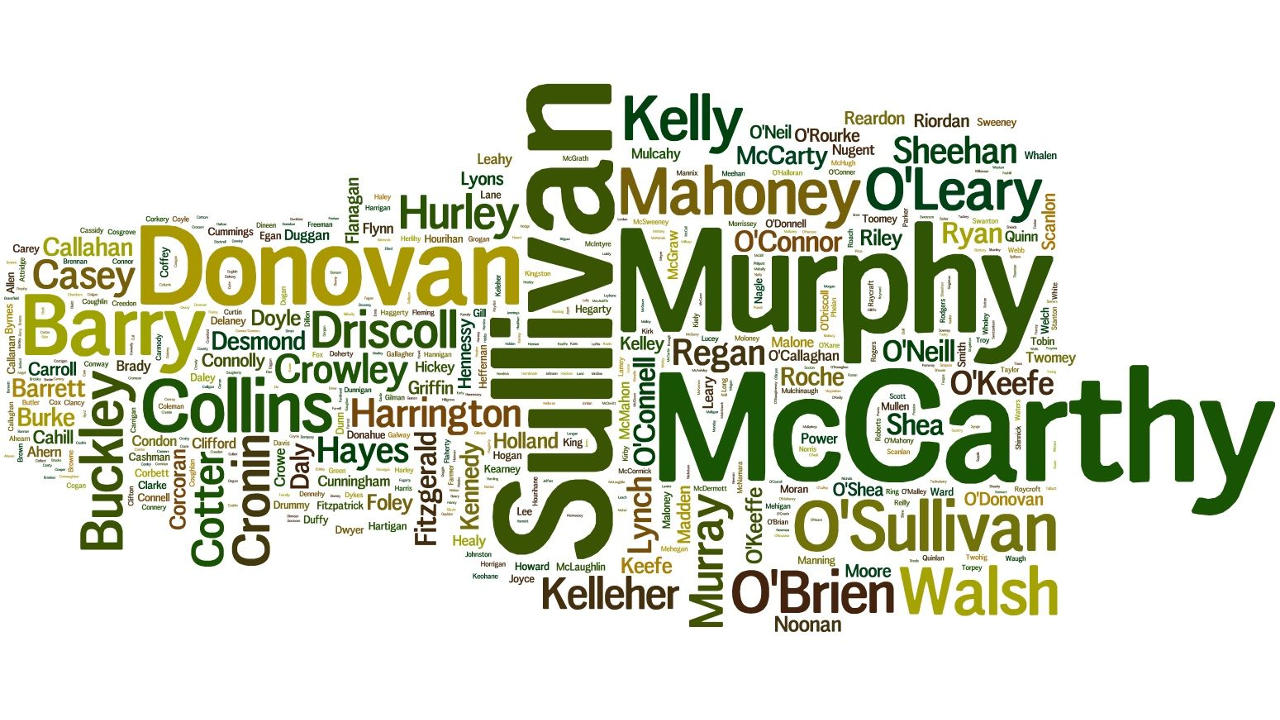 Ирландские фамилии