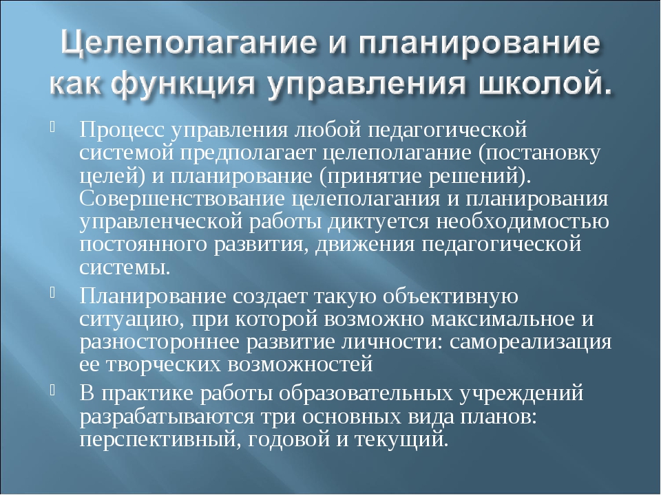 В чем заключается организационно планирующая функция учебных планов