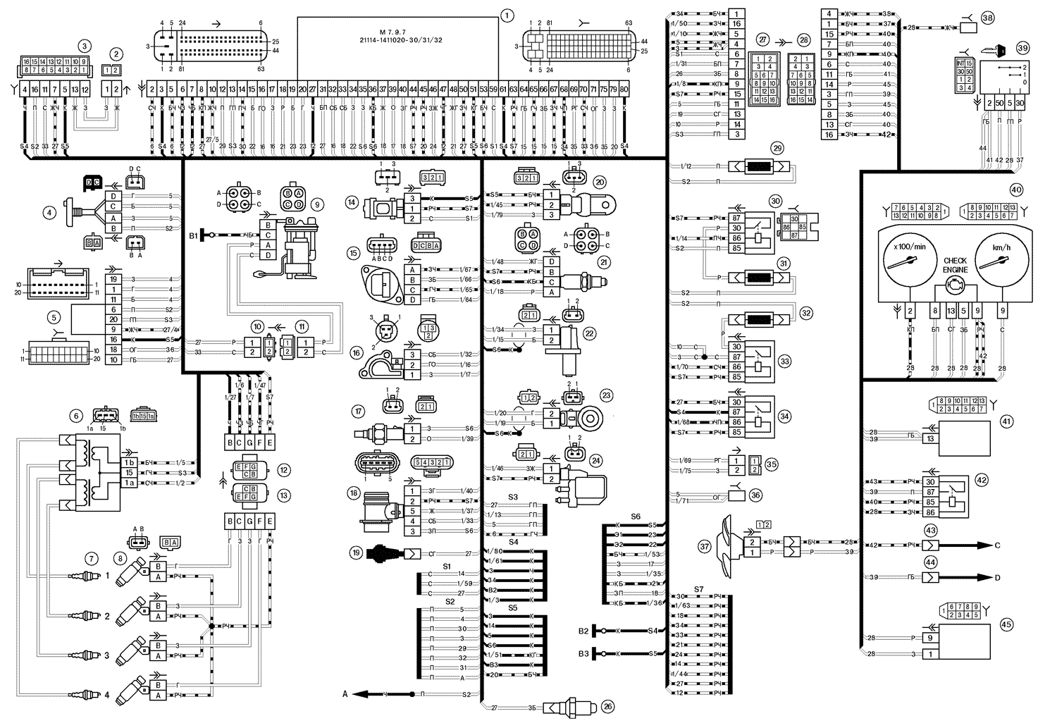 Схема проводки ваз 2111. Схема ЭСУД 21114-1411020-31. Схема ЭБУ м73. Схема проводки ЭБУ ВАЗ 2114 январь 7.2. Схема ЭБУ 21114-1411020-31.