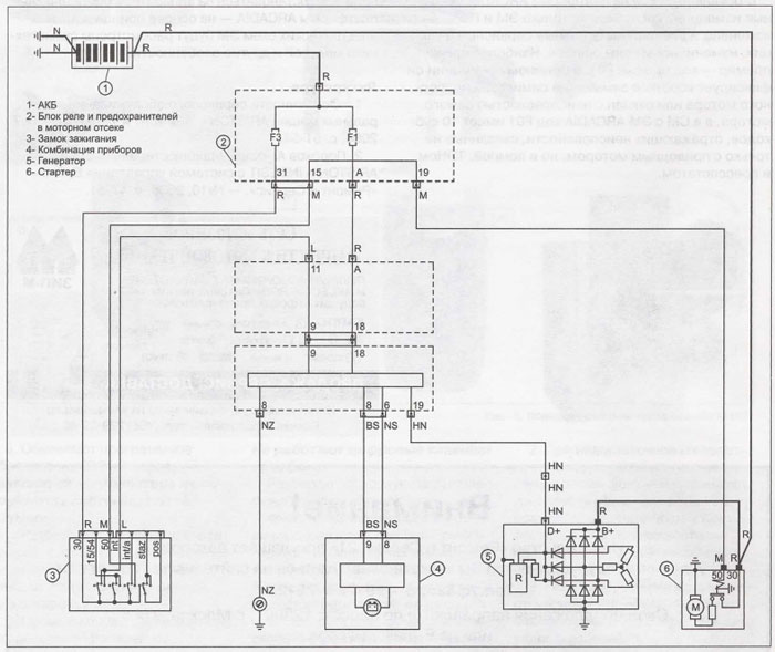 Схема электрическая fiat albea