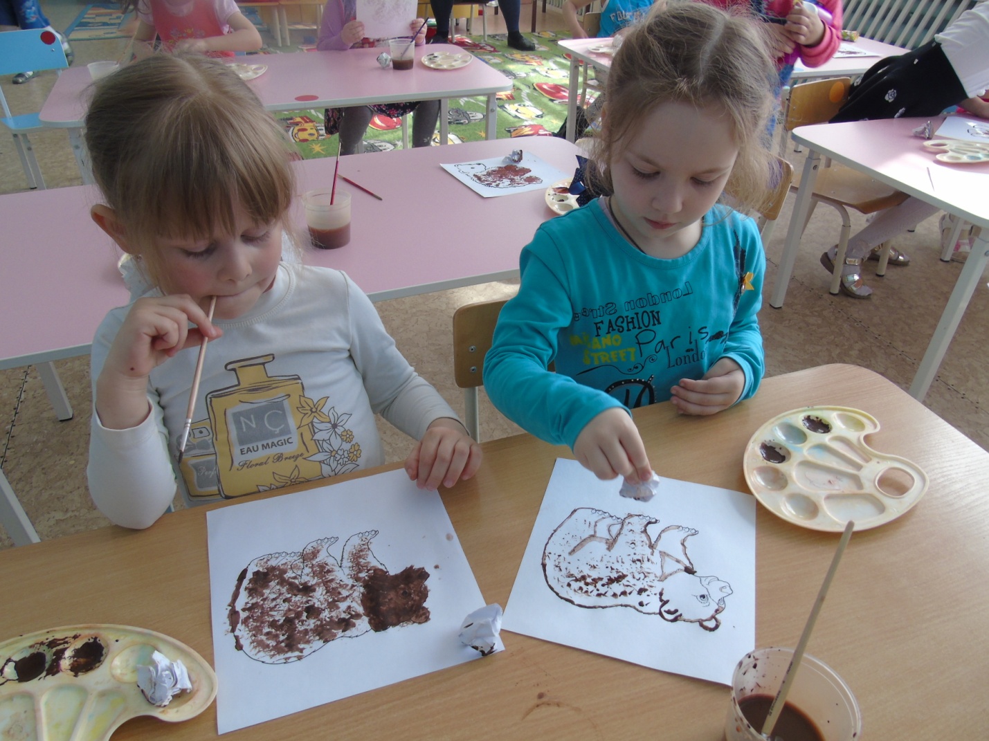 Рисование в детском саду