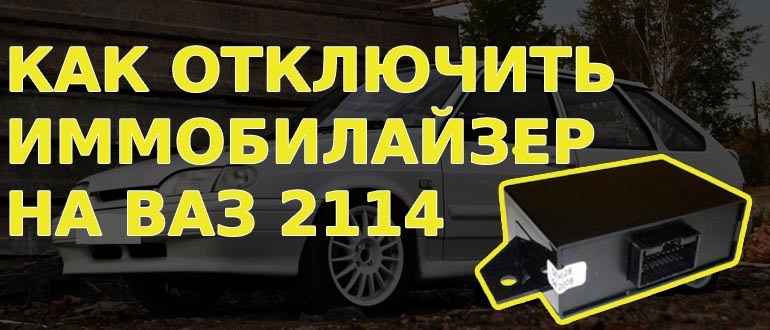 Убрать ваз. Отключение иммо 2114. Отключить иммобилайзер 2114 своими руками.