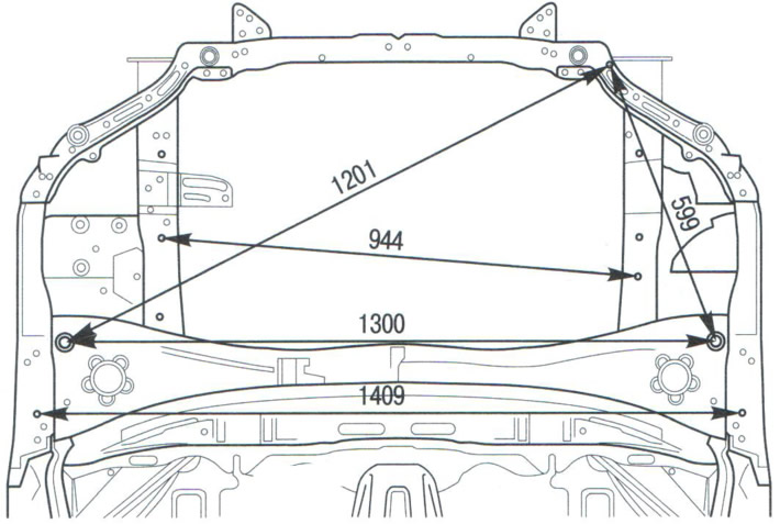 Кузовные размеры приора контрольные точки геометрии кузова: Кузовные ...