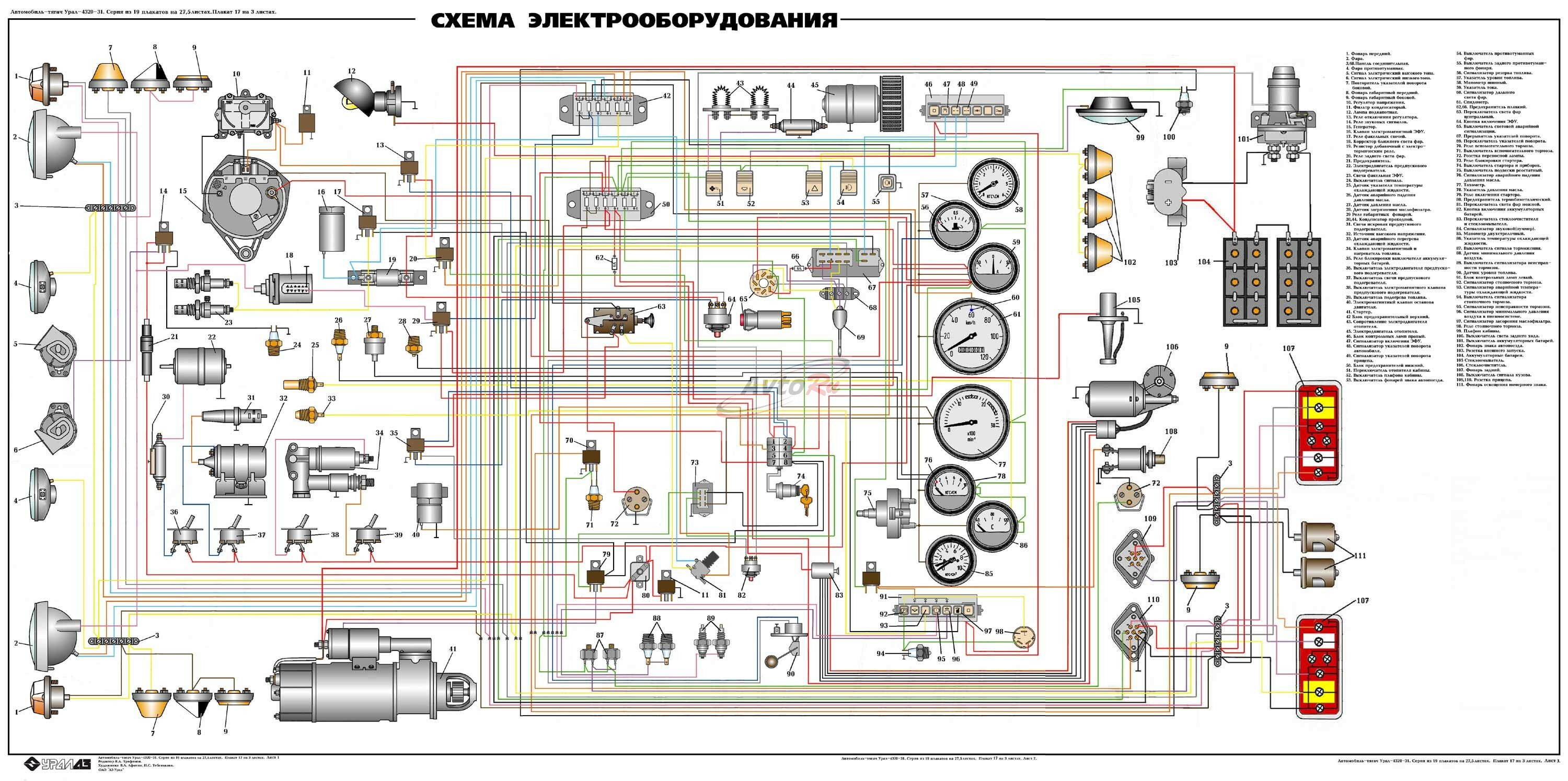 Схема подключения стартера ямз 236