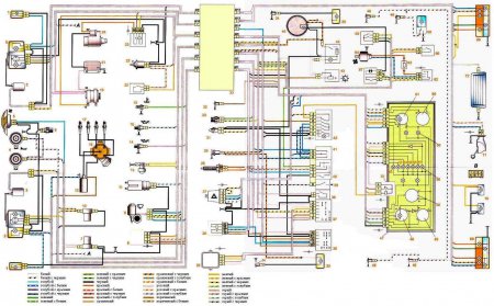 Схема проводки ваз 21074