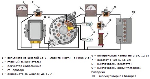 Проверка реле регулятора toyota