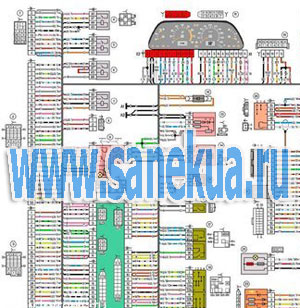 Схема электропроводки ваз 21214