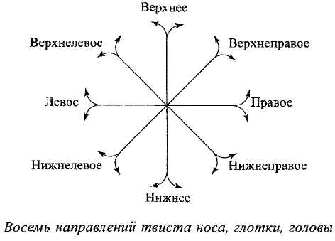 Восемь направлений. Восемь направлений света. Терапия руки - метод Твист. Восемь направлений и центр.