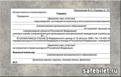 Как выглядит справка формы 100 для военнослужащих Справка вместо военного билета в 2017 году. Какие ограничения накладывает на мол