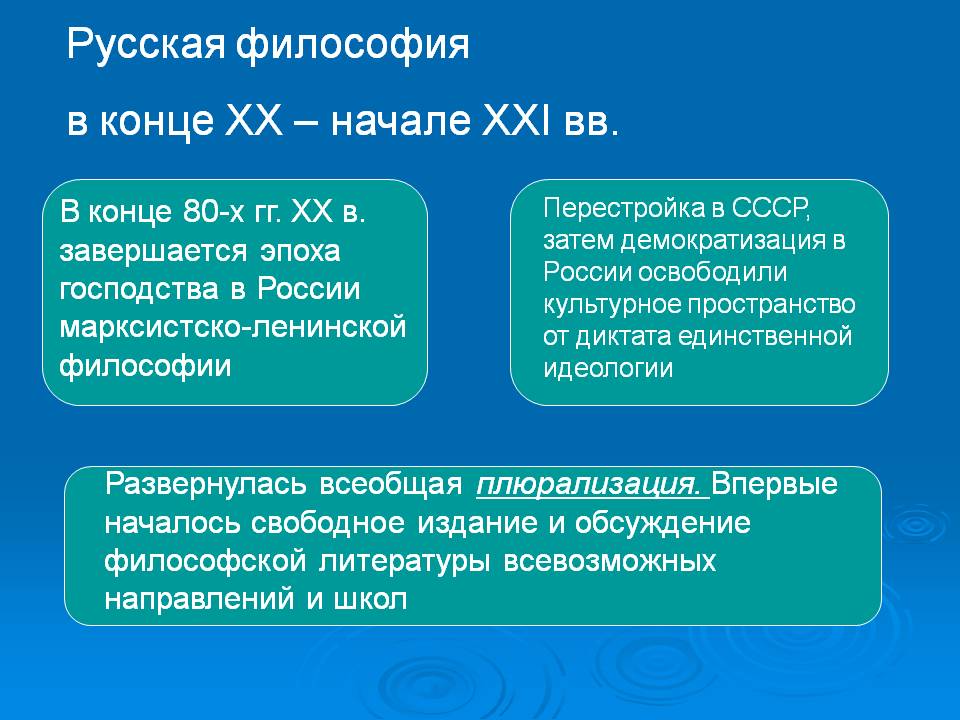 Презентация по русской философии