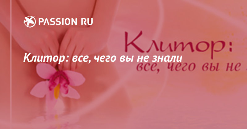 Где Находится Клитор Фото