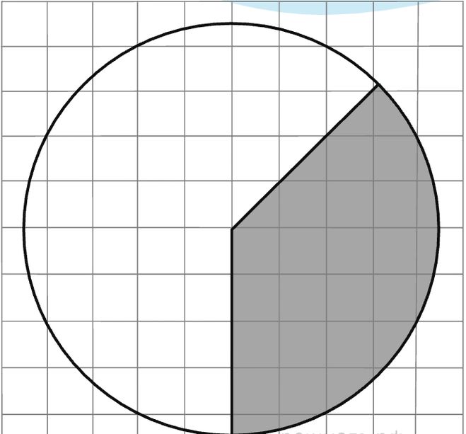 Найти площадь закрашенной окружности. Площадь закрашенного сектора. Площадь закрашенного сектора круга. Окружность на клетчатой бумаге. Найдите площадь закрашенного сектора.