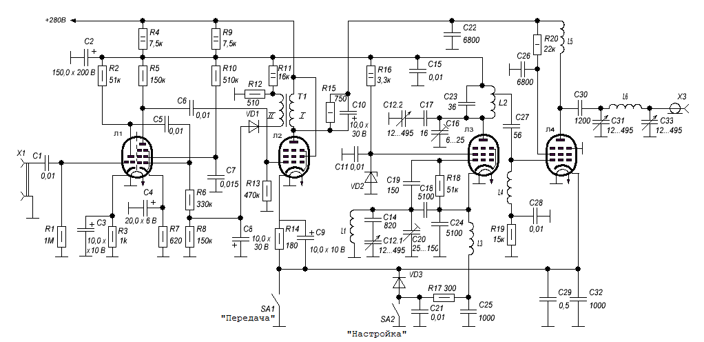 Передатчик начинающего. Схема ам передатчика на лампах на 3 МГЦ. Схема на 3 мегагерца лампового передатчика. Ламповый передатчик на 3 МГЦ схемы. Ламповый кв передатчик второй категории схема.