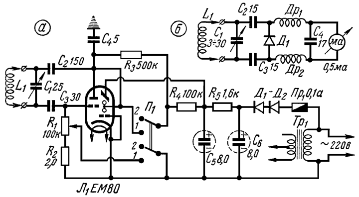 Задающий контур. Резонансный волномер схема. Гетеродинный индикатор резонанса схема. Гир на лампе на 145 МГЦ схемы. Ламповый Гир схема.